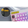 HATOR Icefall näppäimistö pelikäyttöön USB QWERTY US English musta RGB LED