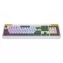 HATOR Icefall näppäimistö pelikäyttöön USB QWERTY US-englanti valkoinen Full-Size RGB LED