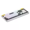 HATOR Icefall näppäimistö pelikäyttöön USB QWERTY US-englanti valkoinen Full-Size RGB LED