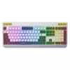 HATOR Icefall näppäimistö pelikäyttöön USB QWERTY US-englanti valkoinen Full-Size RGB LED