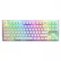 HATOR Gravity X TKL näppäimistö pelikäyttöön USB QWERTY US English valkoinen