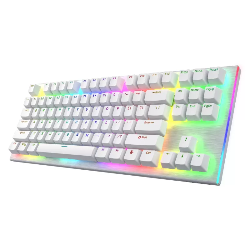 HATOR Gravity X TKL näppäimistö pelikäyttöön USB QWERTY US English valkoinen