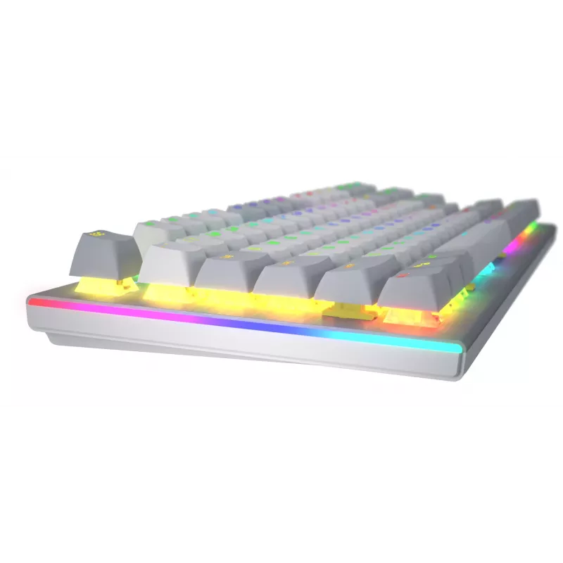 HATOR Gravity TKL näppäimistö pelikäyttöön USB QWERTY US English valkoinen