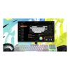 HATOR Gravity TKL näppäimistö pelikäyttöön USB QWERTY US English valkoinen