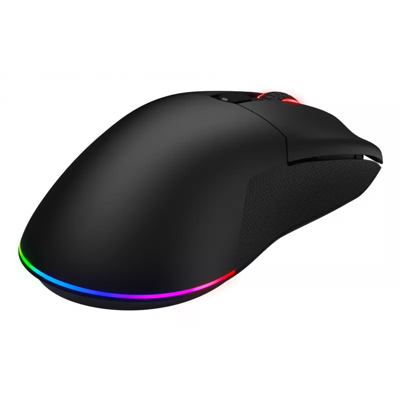 HATOR Pulsar 3 Wireless, musta - optinen keltainen 100M-kytkimet PixArt PMW 3311 (HTM630)
