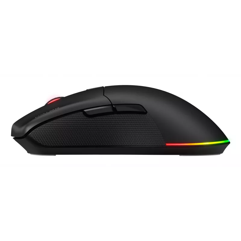 HATOR Pulsar 3 Wireless, musta - optinen keltainen 100M-kytkimet PixArt PMW 3311 (HTM630)