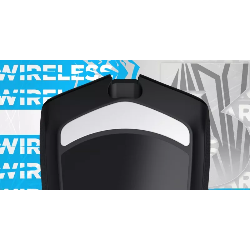 HATOR Pulsar 3 Wireless, musta - optinen keltainen 100M-kytkimet PixArt PMW 3311 (HTM630)