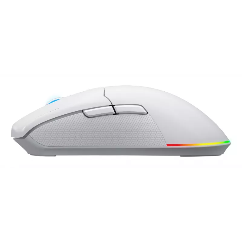 HATOR Pulsar 3 Wireless, valkoinen - optinen keltainen 100M-kytkimet PixArt PMW 3311 (HTM631)