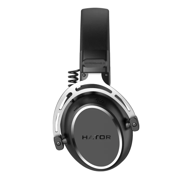 HATOR HYPERGANG 3 Hi-Res kuulokkeet johdolliset pääpanta pelikäyttöön USB Type-C / USB Type-A musta