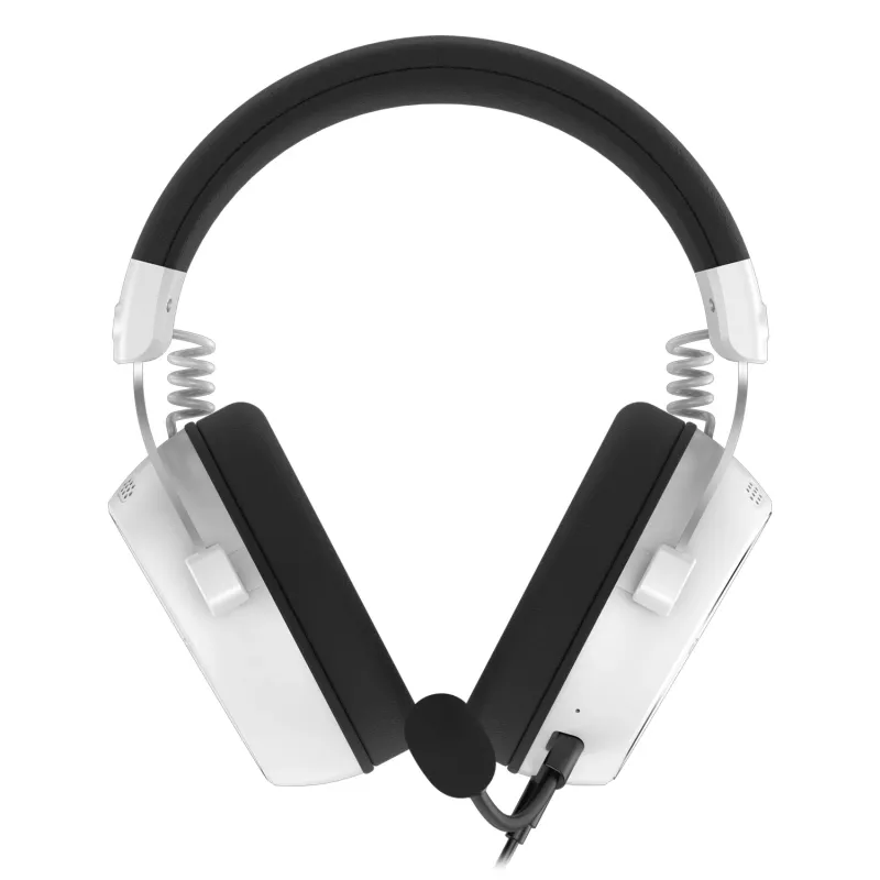 HATOR HYPERGANG 3 Hi-Res kuulokkeet johdolliset pääpanta pelikäyttöön USB Type-C / USB Type-A valkoinen