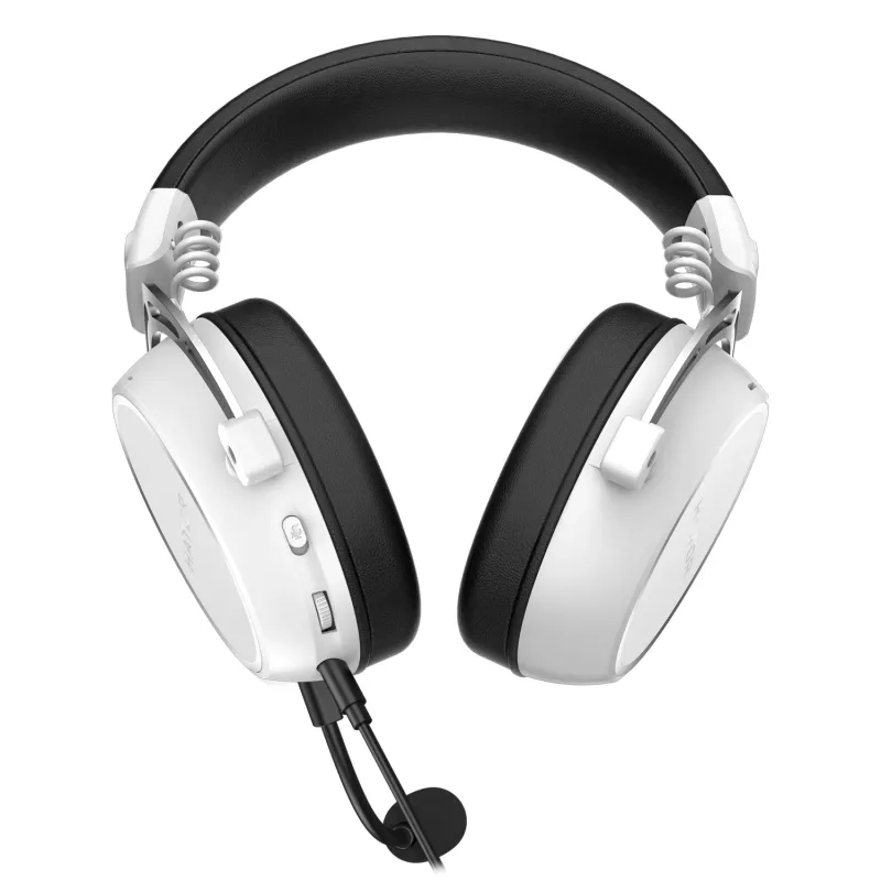HATOR HYPERGANG 3 Hi-Res kuulokkeet johdolliset pääpanta pelikäyttöön USB Type-C / USB Type-A valkoinen