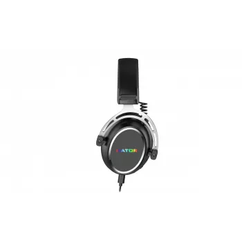 HATOR Hypergang 3 USB-kuulokkeet johdolliset & langattomat pääpanta pelikäyttöön USB Type-C / USB Type-A Bluetooth musta