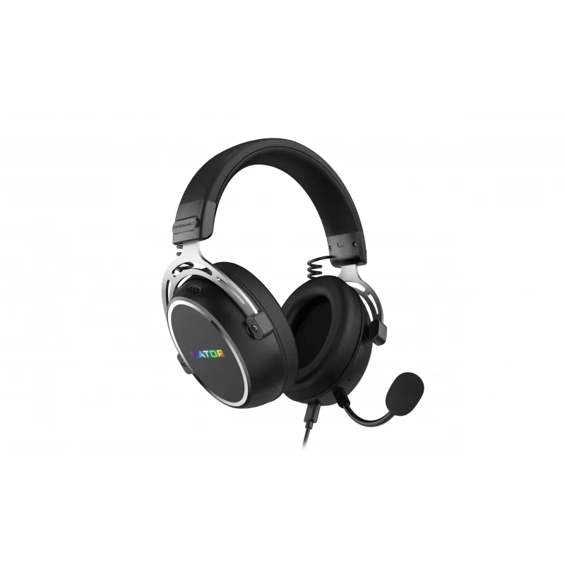 HATOR Hypergang 3 USB-kuulokkeet johdolliset & langattomat pääpanta pelikäyttöön USB Type-C / USB Type-A Bluetooth musta
