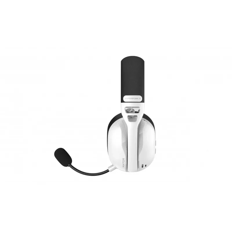 HATOR Hyperpunk 3 langattomat kuulokkeet johdolliset & langattomat pääpanta pelikäyttöön USB Type-C / USB Type-A Bluetooth valkoinen