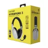 HATOR Hyperpunk 3 langattomat kuulokkeet johdolliset & langattomat pääpanta pelikäyttöön USB Type-C / USB Type-A Bluetooth valkoinen
