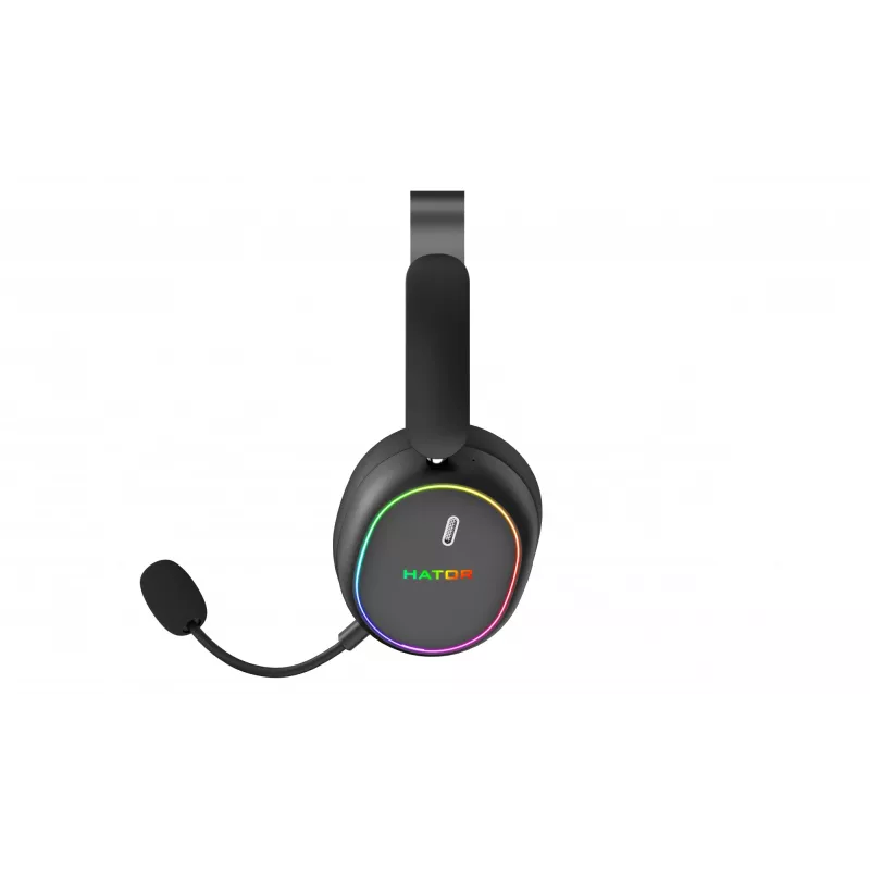 HATOR Phoenix 2 langattomat kuulokkeet johdolliset & langattomat pääpanta pelikäyttöön USB Type-C / USB Type-A Bluetooth musta