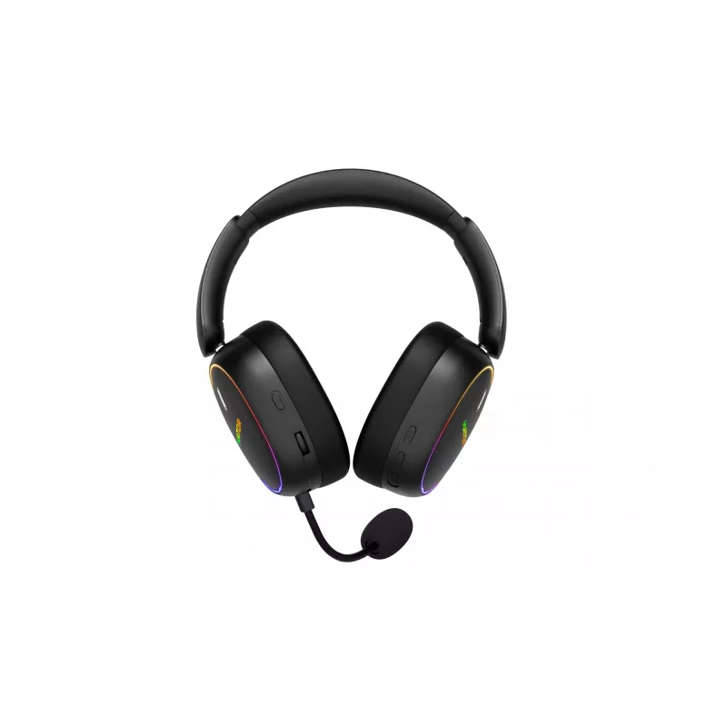 HATOR Phoenix 2 langattomat kuulokkeet johdolliset & langattomat pääpanta pelikäyttöön USB Type-C / USB Type-A Bluetooth musta