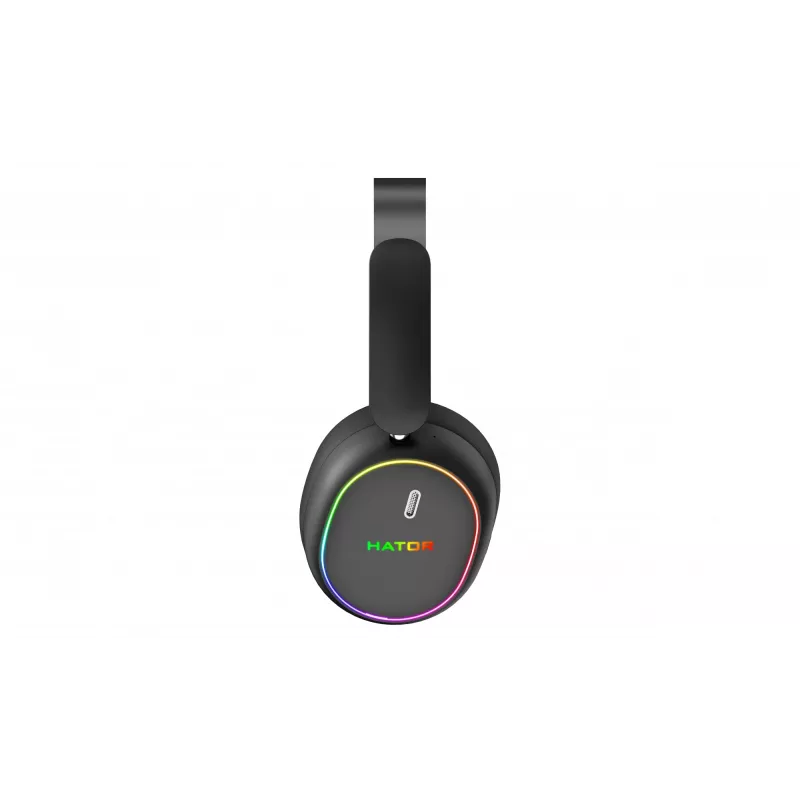 HATOR Phoenix 2 langattomat kuulokkeet johdolliset & langattomat pääpanta pelikäyttöön USB Type-C / USB Type-A Bluetooth musta