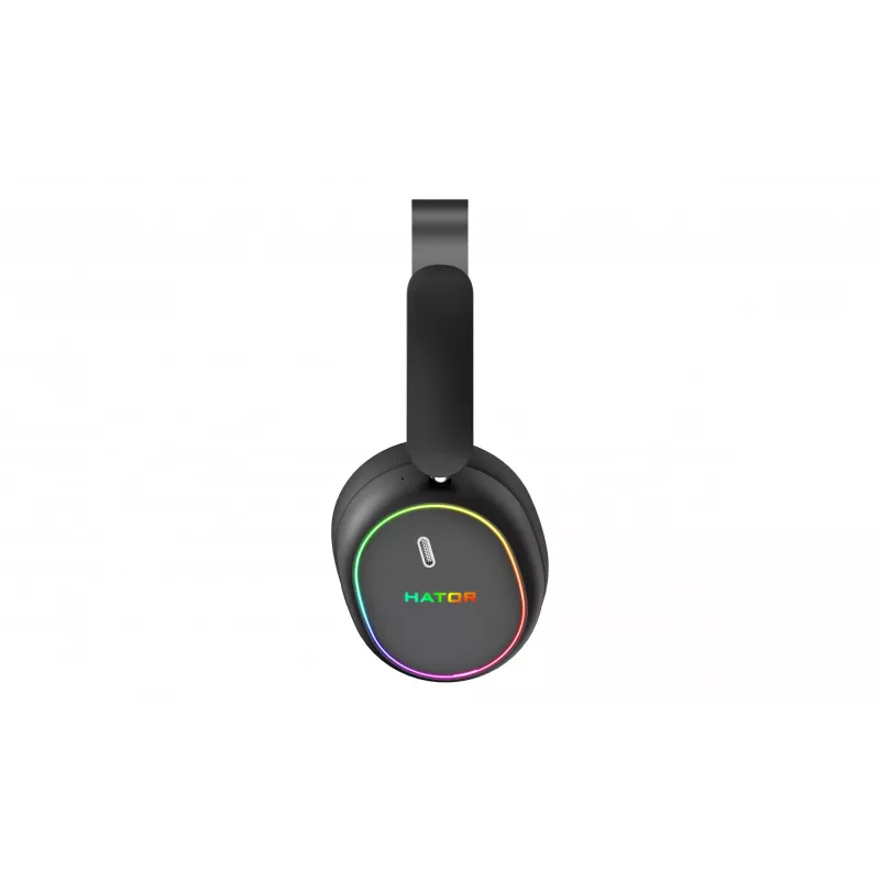 HATOR Phoenix 2 langattomat kuulokkeet johdolliset & langattomat pääpanta pelikäyttöön USB Type-C / USB Type-A Bluetooth musta