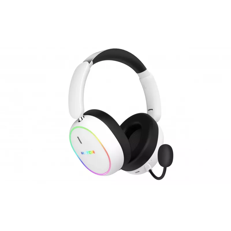 HATOR Phoenix 2 langattomat kuulokkeet johdolliset & langattomat pääpanta pelikäyttöön USB Type-C / USB Type-A Bluetooth valkoinen