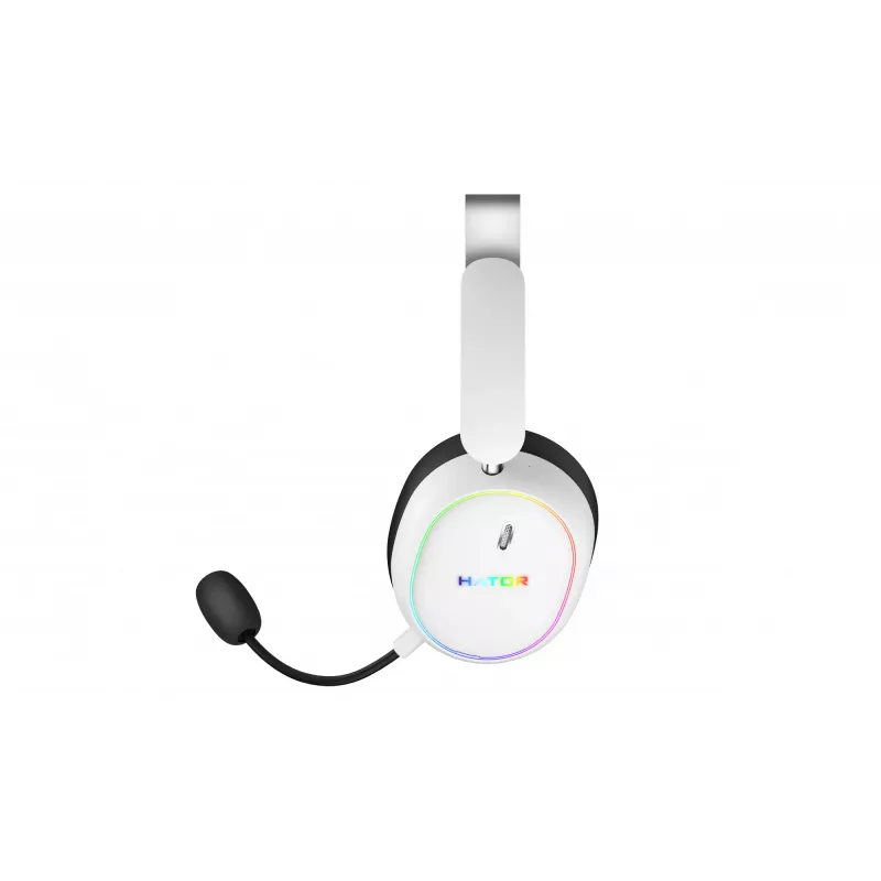HATOR Phoenix 2 langattomat kuulokkeet johdolliset & langattomat pääpanta pelikäyttöön USB Type-C / USB Type-A Bluetooth valkoinen