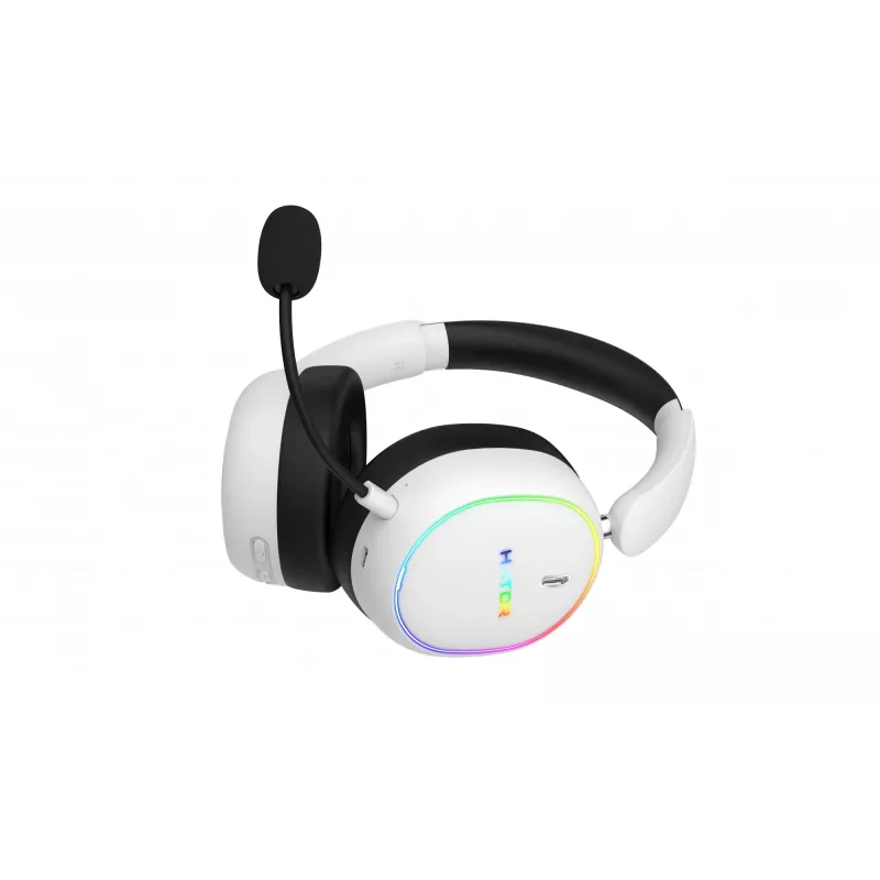 HATOR Phoenix 2 langattomat kuulokkeet johdolliset & langattomat pääpanta pelikäyttöön USB Type-C / USB Type-A Bluetooth valkoinen