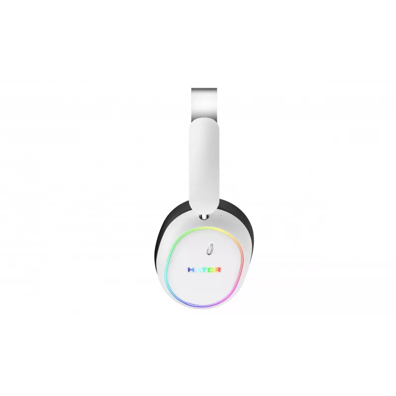 HATOR Phoenix 2 langattomat kuulokkeet johdolliset & langattomat pääpanta pelikäyttöön USB Type-C / USB Type-A Bluetooth valkoinen