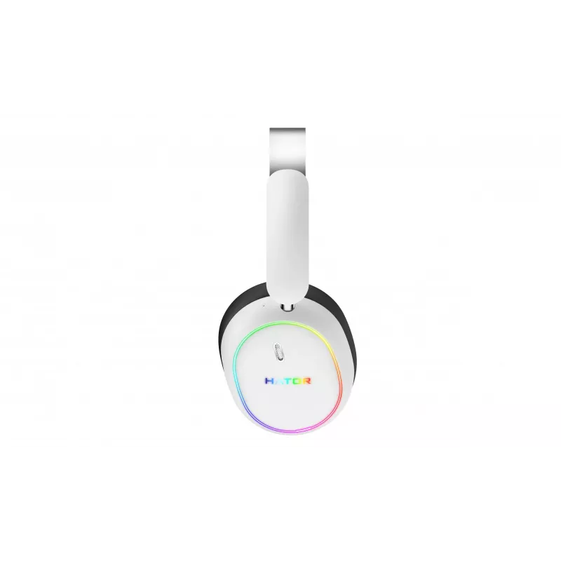 HATOR Phoenix 2 langattomat kuulokkeet johdolliset & langattomat pääpanta pelikäyttöön USB Type-C / USB Type-A Bluetooth valkoinen
