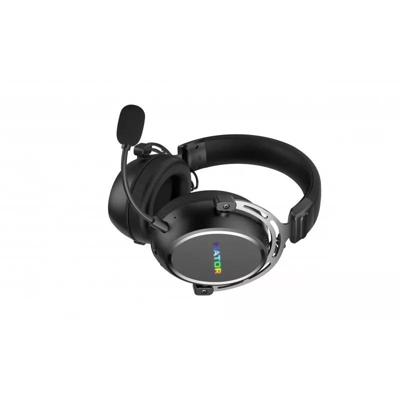 HATOR Hypergang 3 langattomat kuulokkeet pääpanta pelikäyttöön USB Type-C / USB Type-A Bluetooth musta