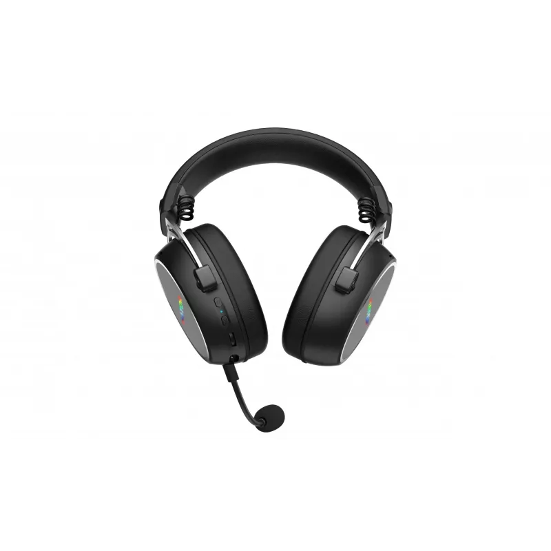 HATOR Hypergang 3 langattomat kuulokkeet pääpanta pelikäyttöön USB Type-C / USB Type-A Bluetooth musta