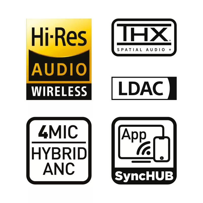 HATOR Hypergang 3 langattomat kuulokkeet pääpanta pelikäyttöön USB Type-C / USB Type-A Bluetooth musta