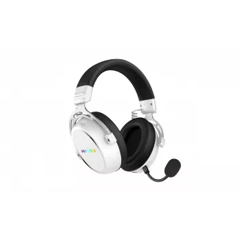 HATOR Hypergang 3 langattomat kuulokkeet pääpanta pelikäyttöön USB Type-C / USB Type-A Bluetooth valkoinen