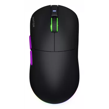 HATOR Quasar 3 Ultra 8K Wireless hiiri pelikäyttöön molempikätinen RF Wireless + Bluetooth + USB Type-A optinen 30000 DPI