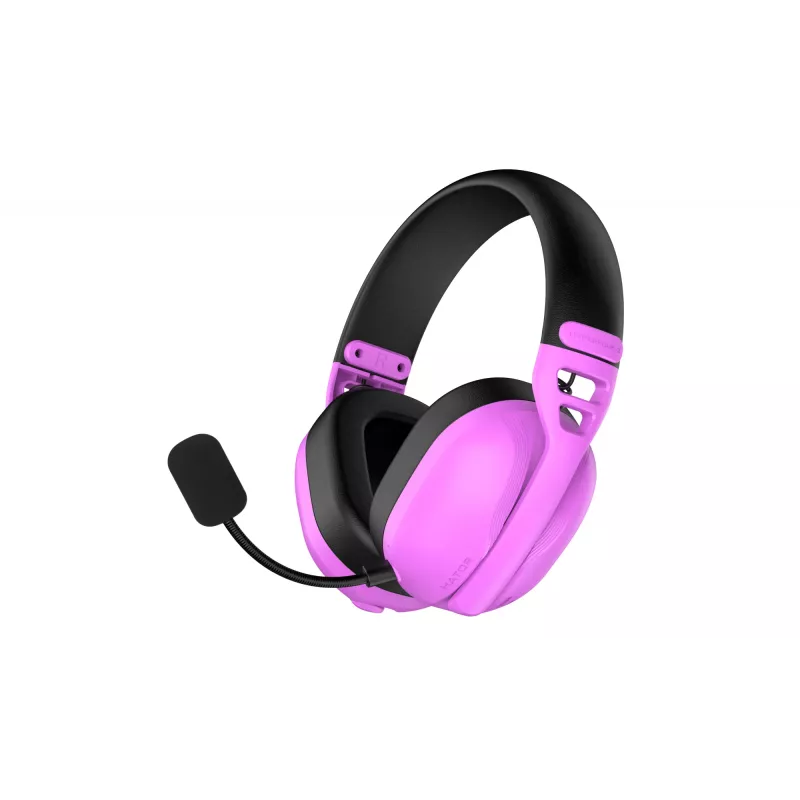 HATOR Hyperpunk 3 langattomat kuulokkeet johdolliset & langattomat pääpanta pelikäyttöön USB Type-C / USB Type-A Bluetooth violetti