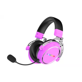 HATOR Hypergang 3 langattomat kuulokkeet pääpanta pelikäyttöön USB Type-C / USB Type-A Bluetooth violetti