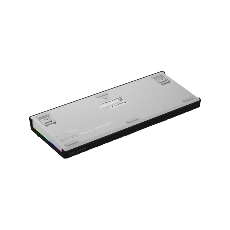 HATOR Skyfall Wireless 80 näppäimistö pelikäyttöön USB + RF Wireless + Bluetooth QWERTY US English musta, valkoinen