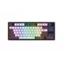 HATOR Skyfall Pro Wireless 80 näppäimistö pelikäyttöön USB + RF Wireless + Bluetooth QWERTY US English musta, harmaa