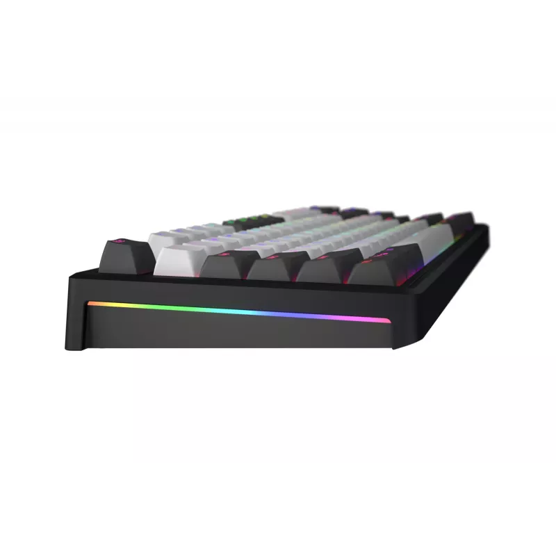 HATOR Skyfall Pro Wireless 80 näppäimistö pelikäyttöön USB + RF Wireless + Bluetooth QWERTY US English musta, harmaa