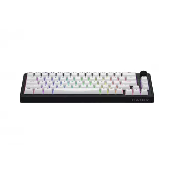 HATOR Skyfall 65 MAG ULTRA 8K pelinäppäimistö USB QWERTY US-English musta, valkoinen