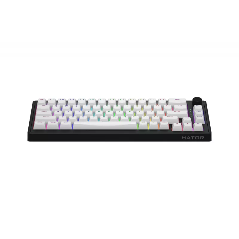 HATOR Skyfall 65 MAG ULTRA 8K pelinäppäimistö USB QWERTY US-English musta, valkoinen