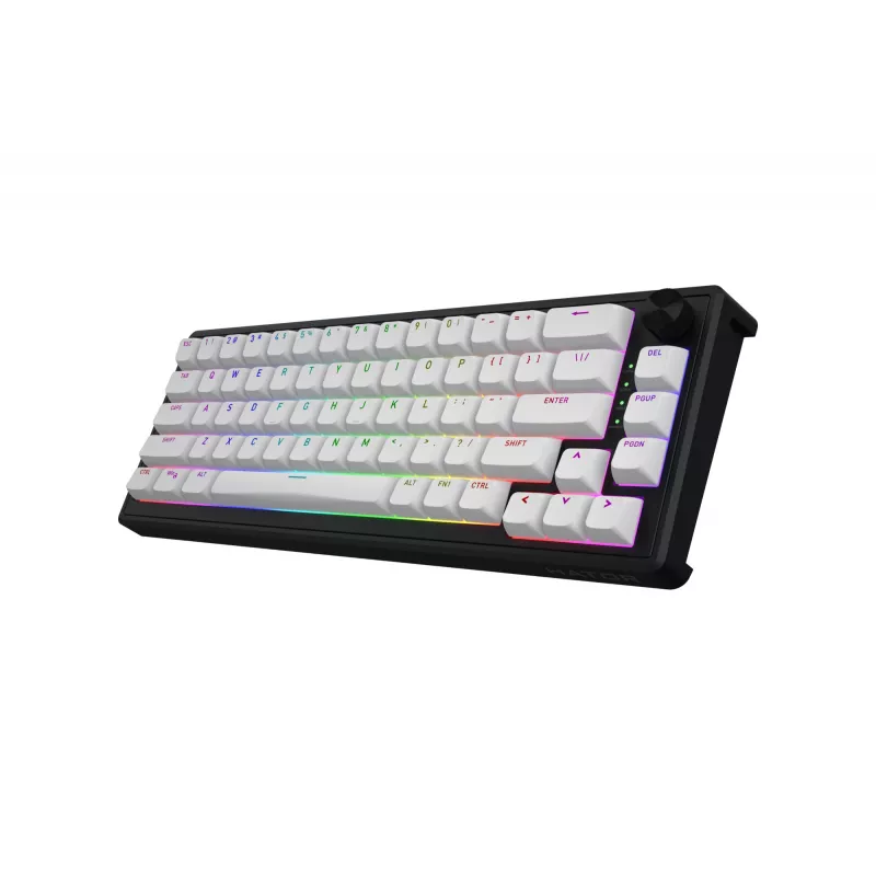 HATOR Skyfall 65 MAG ULTRA 8K pelinäppäimistö USB QWERTY US-English musta, valkoinen