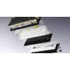 HATOR Skyfall Wireless 100 pelinäppäimistö USB + RF langaton + Bluetooth QWERTY US English musta, valkoinen