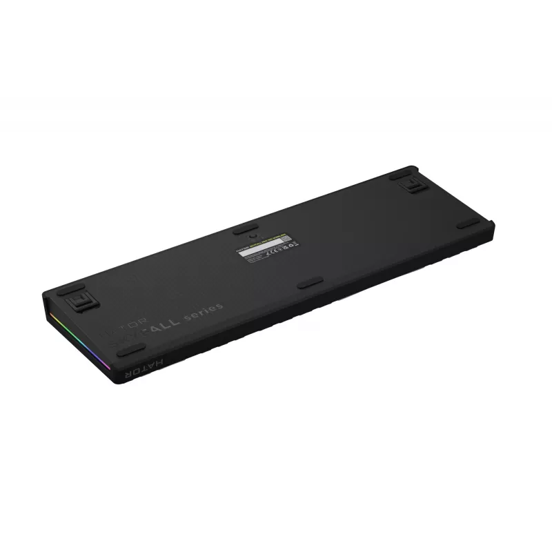 HATOR Skyfall Pro Wireless 100 pelinäppäimistö USB + RF langaton + Bluetooth QWERTY US English musta, harmaa