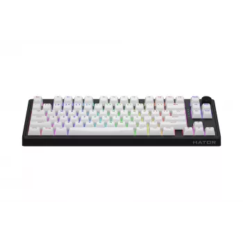 HATOR Skyfall 80 MAG ULTRA 8K pelinäppäimistö USB QWERTY US-English musta, valkoinen