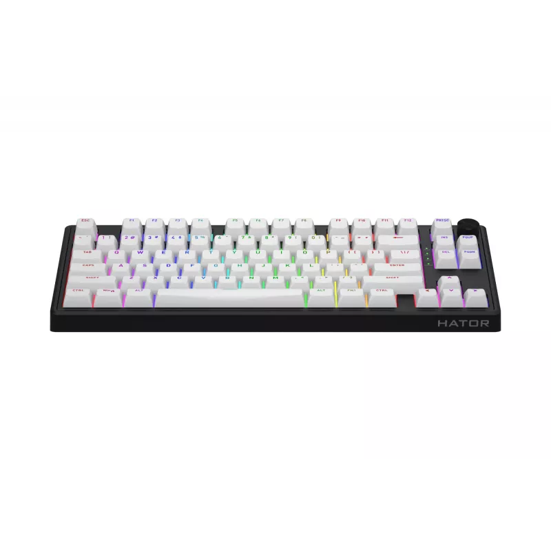 HATOR Skyfall 80 MAG ULTRA 8K pelinäppäimistö USB QWERTY US-English musta, valkoinen