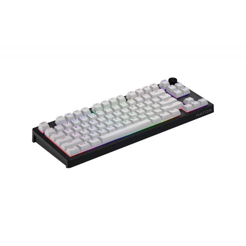 HATOR Skyfall 80 MAG ULTRA 8K pelinäppäimistö USB QWERTY US-English musta, valkoinen