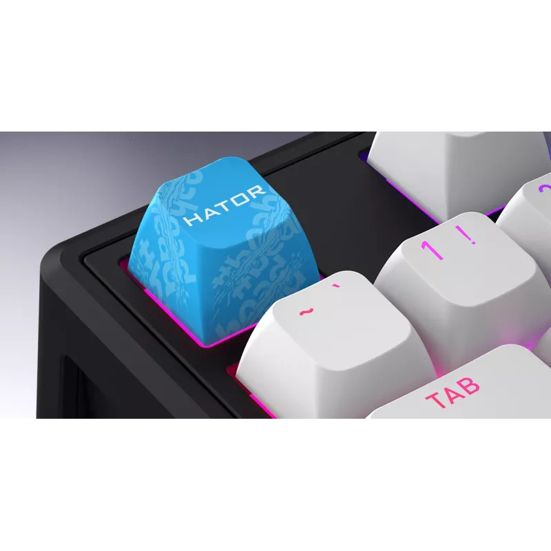 HATOR Skyfall 80 MAG ULTRA 8K pelinäppäimistö USB QWERTY US-English musta, valkoinen