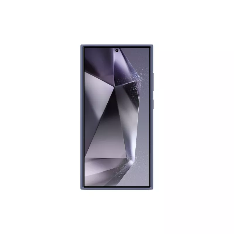 Silikonikotelo Samsung Galaxy S24 Ultra violetti monokromaattinen