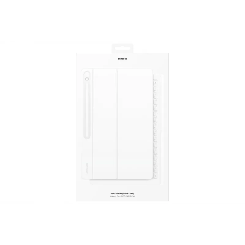 Samsung EF-DX625 QWERTY Pogo Pin valkoinen