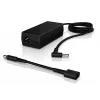 HP 65W Smart AC -adapteri virtalähde sisäkäyttöön musta